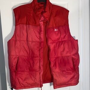 STARTER Bold Red Quilted Vest*